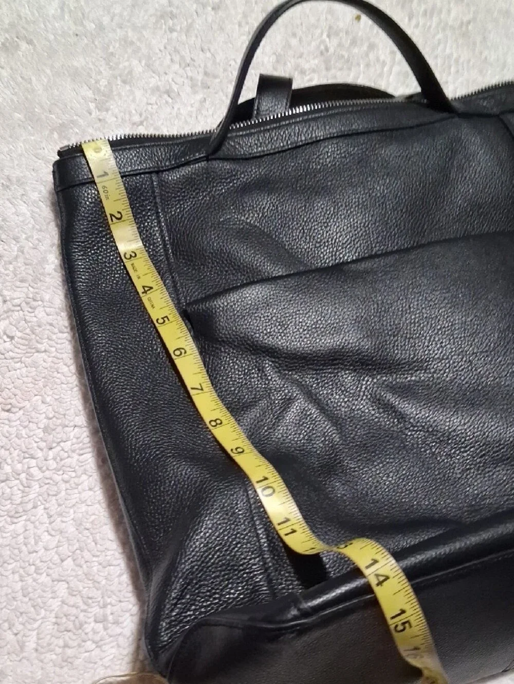 Cole Haan Black Leather Backpack Tote
